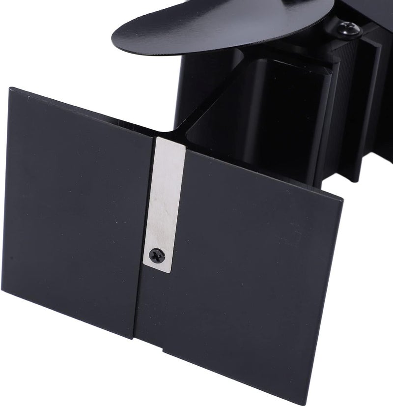 woobles 4 Blades Fireplace Fan, Heat Powered Stove Fan, Low Noise Fast Circulating Warm Air, Fireplace Fan for Wood/Log Burner/Fireplace - Image 5